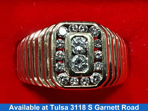 Men's Ring - Yellow Gold 14k (.585) 9.1 grams Size 10.5