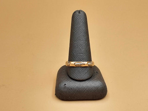 Ring - Wedding Band - Yellow Gold 10k (.417) 5.2 grams Size 12