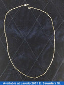 Box Chain - Yellow Gold 10k (.417) 2.2 grams 18 inch