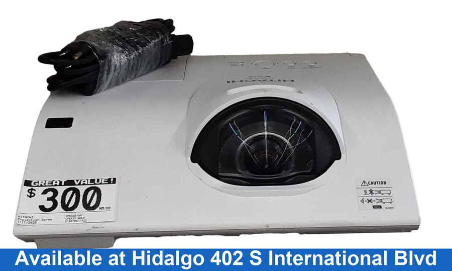 Hitachi Cpbx301wn White Projection Screen