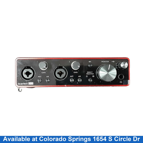 Focusrite Scarlette 2i2 Red Classic Audio Interface