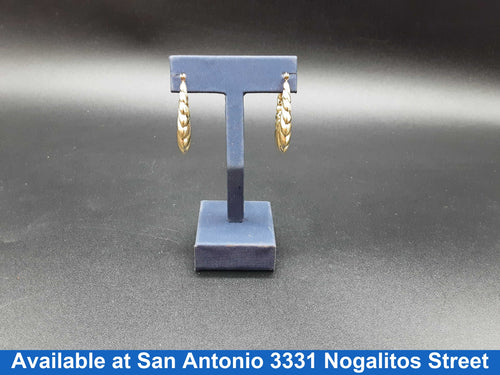 Shrimp Earrings - Yellow Gold 10k (.417) 4.7 grams