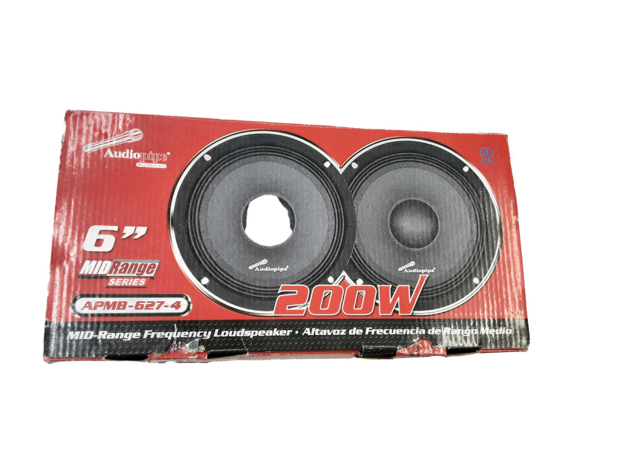 Audiopipe Apmb-627-4 Black Car Stero Speaker