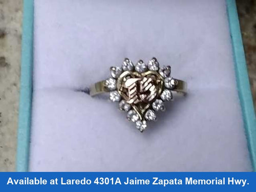 Women's Ring - Yellow Gold 10k (.417) 2.6 grams Size 7