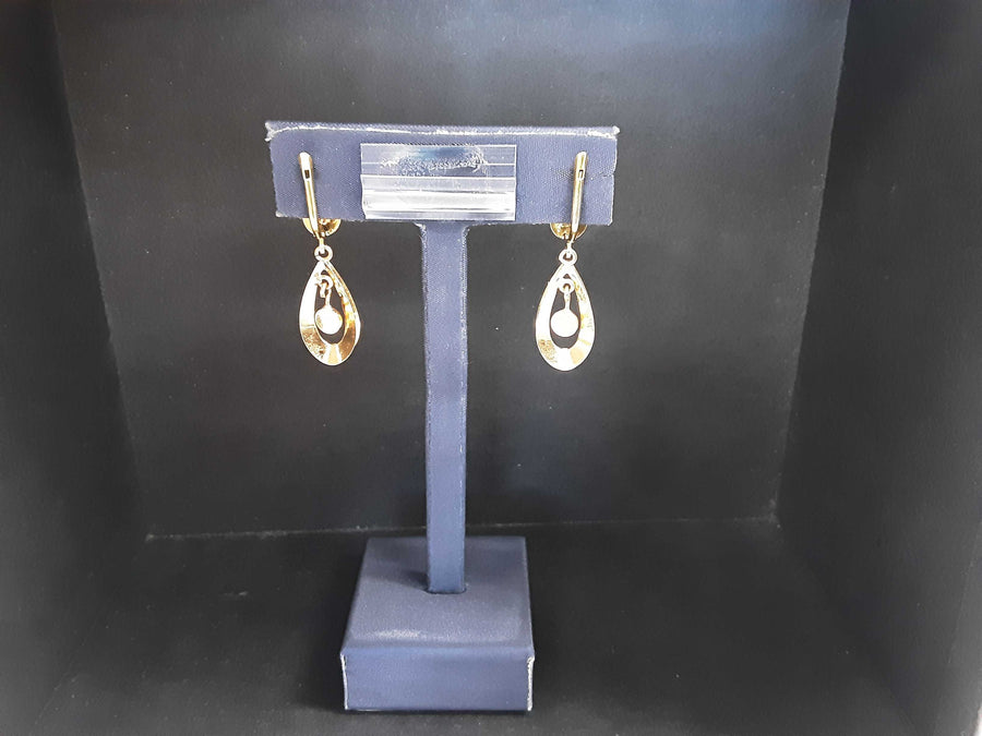 Gold Ball Earrings - Yellow Gold 18k (.750) 4.5 grams