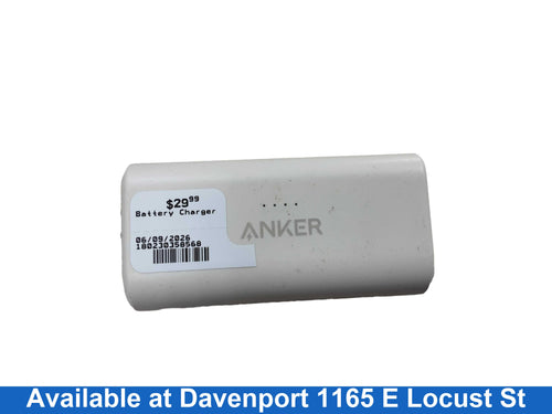 Anker Nano Power Bank White Battery Charger