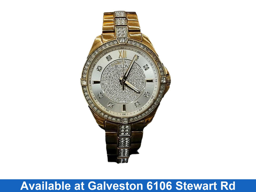 Bulova 98l228 Gold Regular Watch