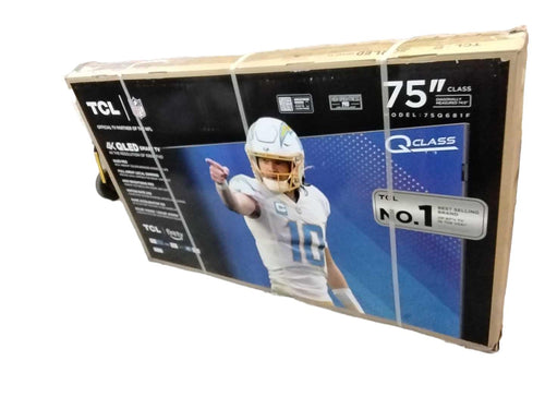 Tcl 75q681f Black 4k TV