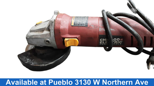Chicago Electric 60372 Red Corded Grinder