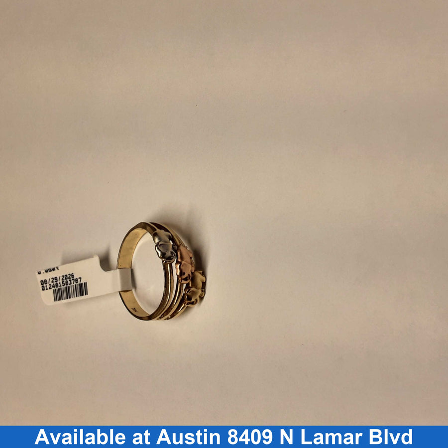 Women's Ring - Yellow Gold 14k (.585) 4.3 grams Size 9.5
