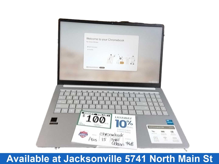 Asus Cx1505cka Intel Celeron 4 Gb 128 Gb Silver Laptop