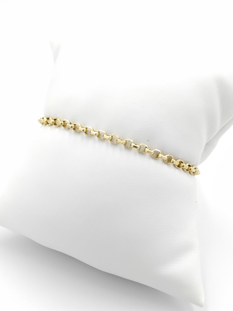 Cable Bracelet - Yellow Gold 18k (.750) 7.4 grams 7 inch