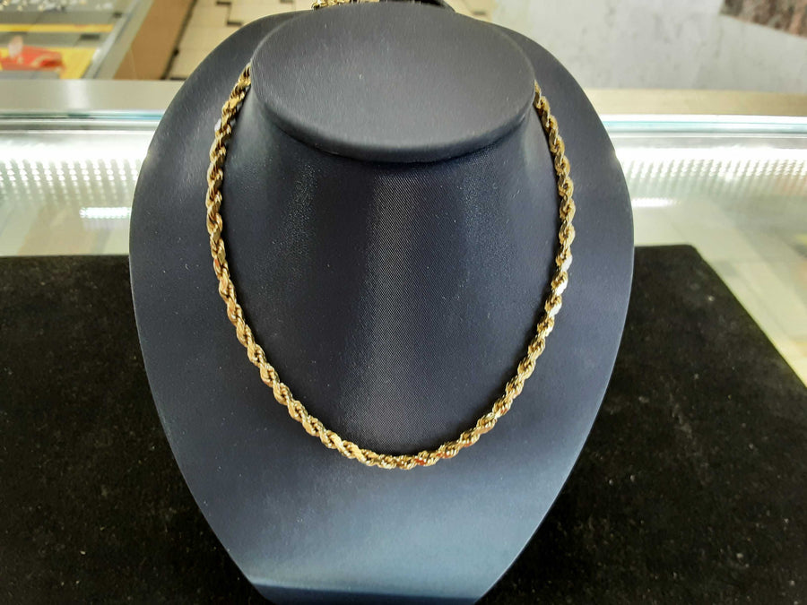 Rope Chain - Yellow Gold 14k (.585) 5.8 grams 20 inch