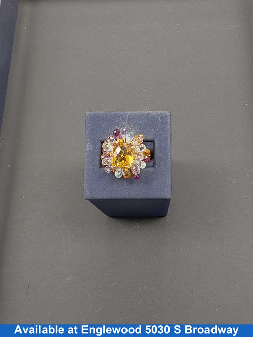 Women's Ring - Yellow Gold 14k (.585) 6.8 grams Size 7