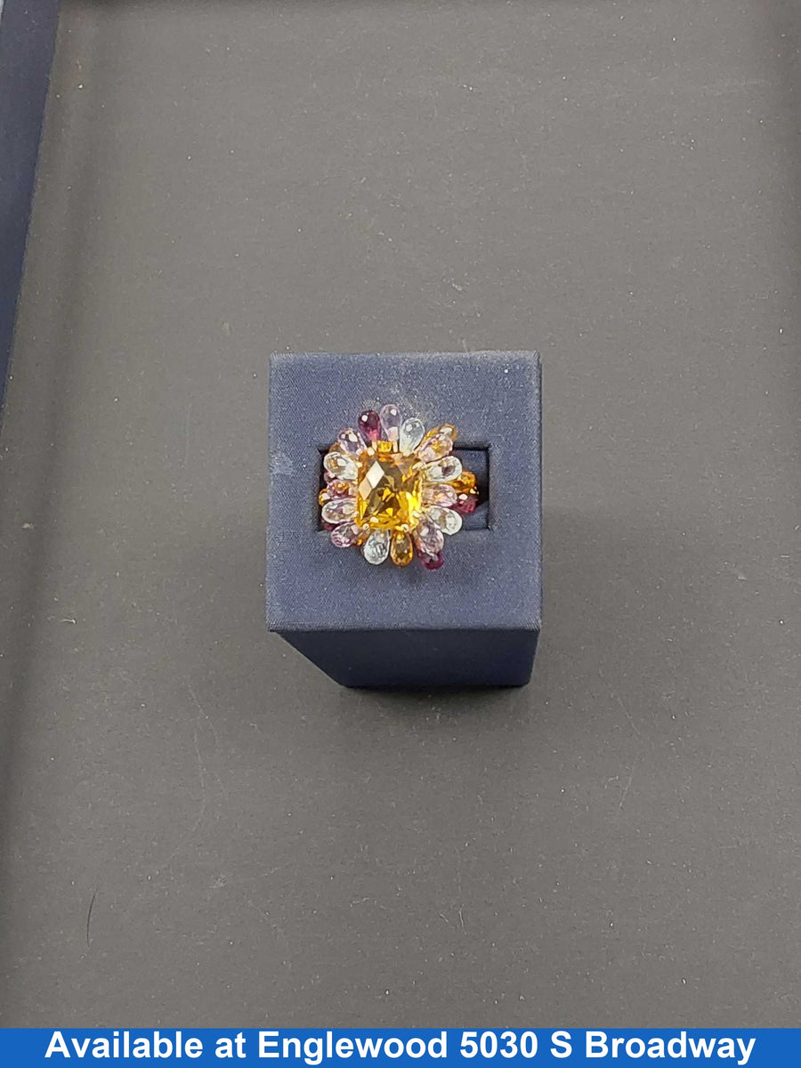 Women's Ring - Yellow Gold 14k (.585) 6.8 grams Size 7