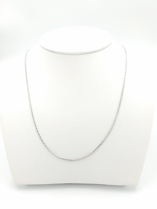 Chain - White Gold 14k (.585) 3.2 grams 18 inch