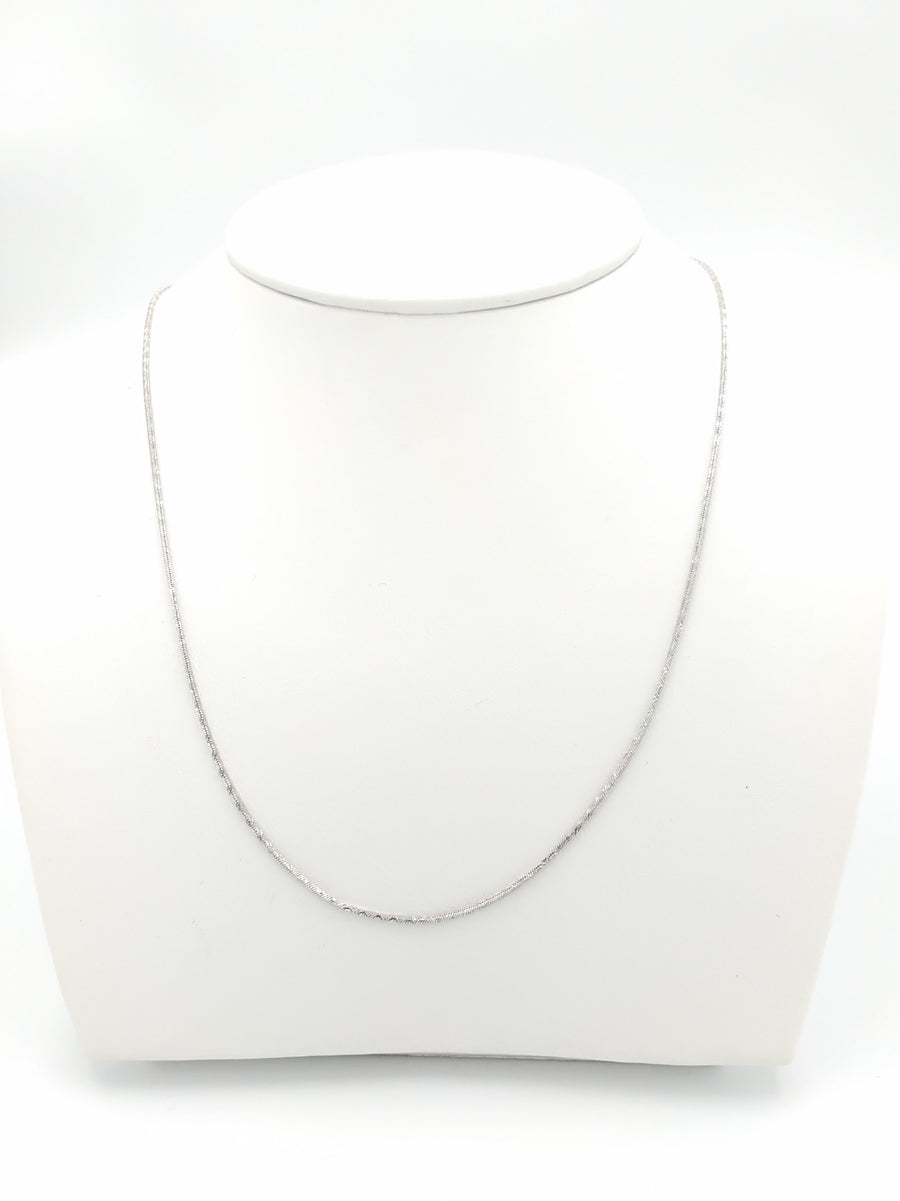 Chain - White Gold 14k (.585) 3.2 grams 18 inch