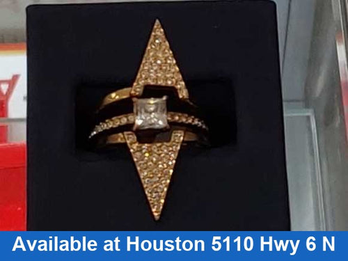 Ring - Wedding Set - Silver 5.4 grams Size 5.5