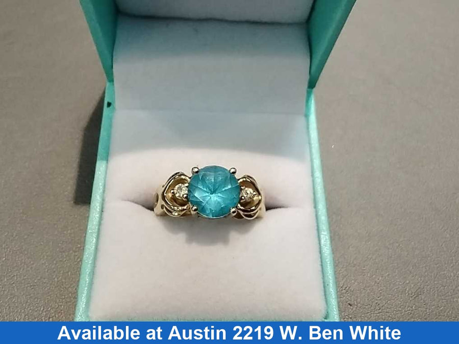 Women's Ring - Yellow Gold 14k (.585) 5.9 grams Size 20
