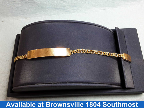 ID Bracelet - Yellow Gold 10k (.417) 11 grams 8 inch