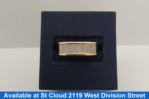 Men's Ring - Yellow Gold 10k (.417) 3.83 grams Size 9.5