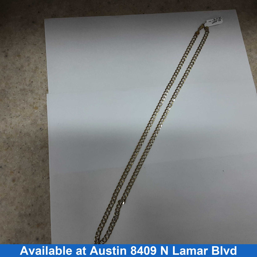 Figaro Chain - Yellow Gold 14k (.585) 21.4 grams 24 inch