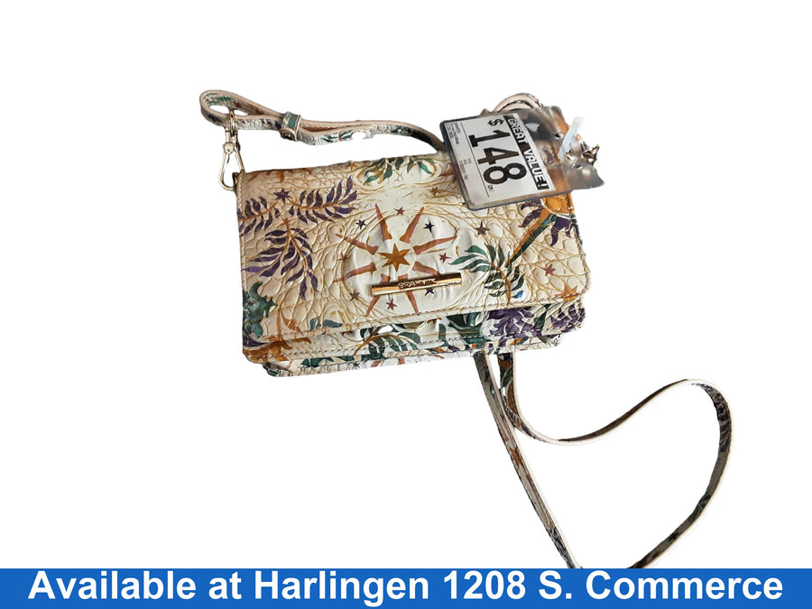 Brahmin Beige / Tan Purse / Handbag