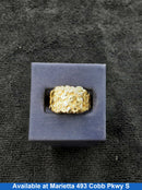 Men's Ring - Yellow Gold 10k (.417) 5.1 grams Size 10