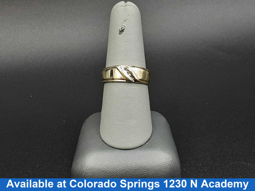 Men's Ring - Yellow Gold 10k (.417) 3.1 grams Size 8
