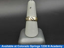 Men's Ring - Yellow Gold 10k (.417) 3.1 grams Size 8
