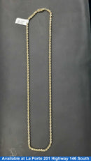 Rope Chain - Yellow Gold 10k (.417) 11.2 grams 20 inch