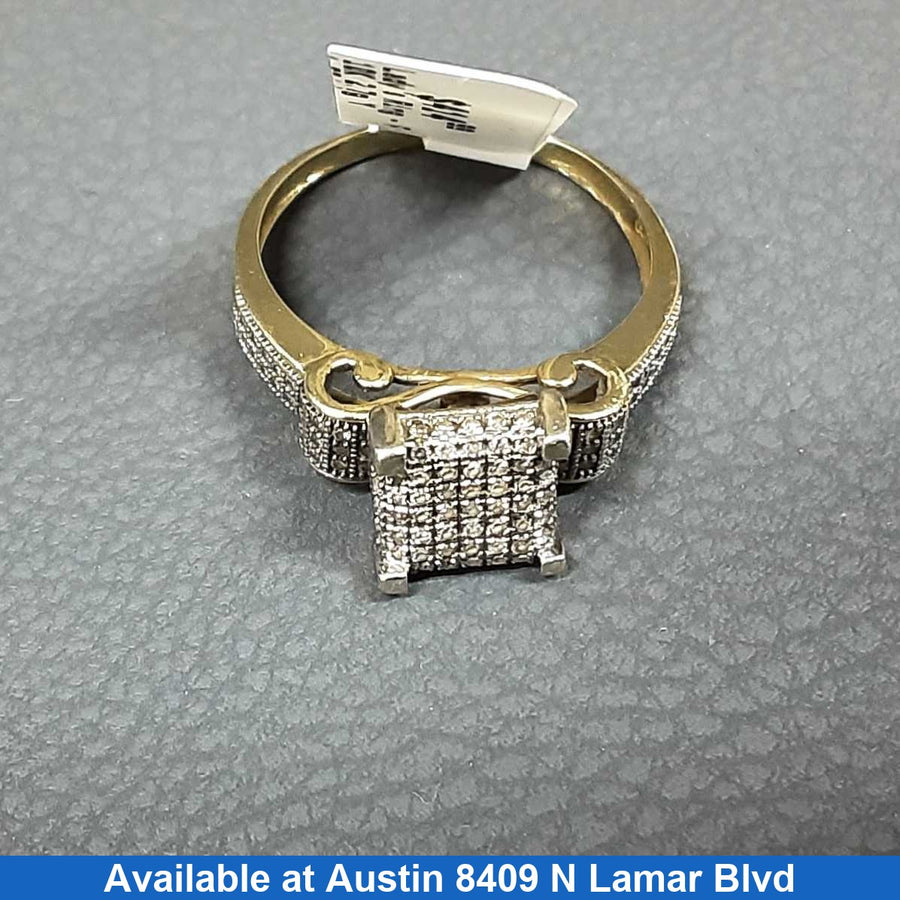 Women's Ring - Yellow Gold 10k (.417) 2.7 grams Size 8