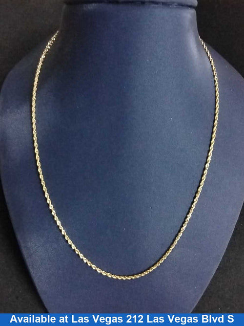 Rope Chain - Yellow Gold 14k (.585) 4 grams 10 inch