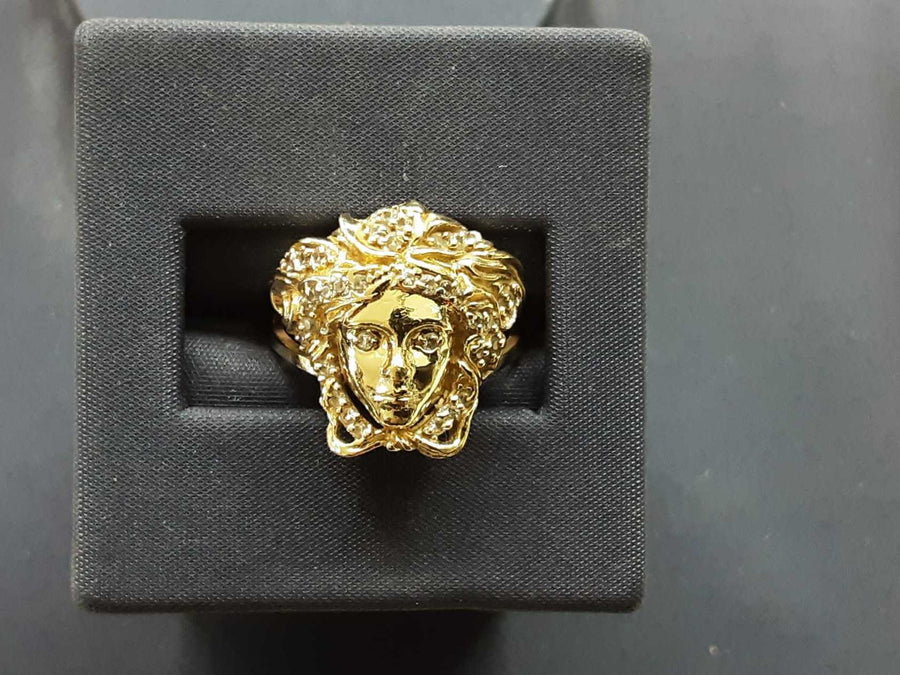 Women's Ring - Yellow Gold 10k (.417) 4.3 grams Size 20