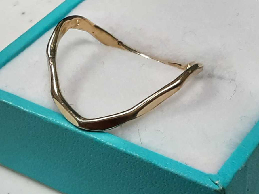 Women's Ring - Yellow Gold 10k (.417) 1.2 grams Size 11