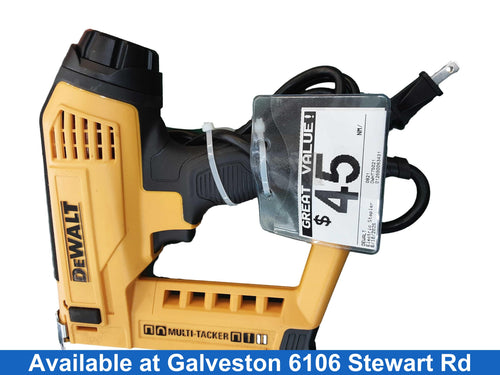 Dewalt 0821 Yellow Corded Stapler