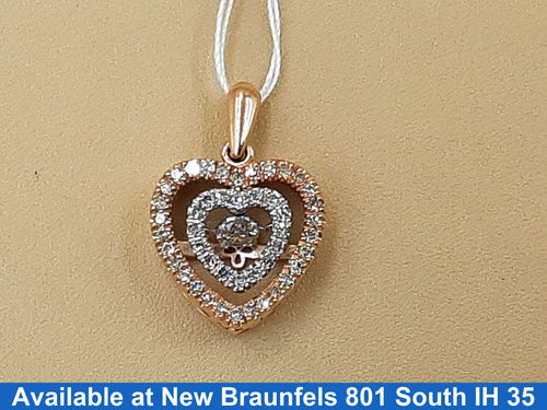 Symbol Pendant - Rose Gold 10k (.417) 2.1 grams