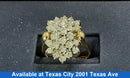 Women's Ring - Yellow Gold 14k (.585) 7.7 grams Size 7.5