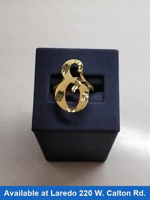 Women's Ring - Yellow Gold 10k (.417) 3.3 grams Size 8