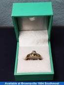 Women's Ring - Solitaire - Yellow Gold 14k (.585) 2.7 grams Size 8