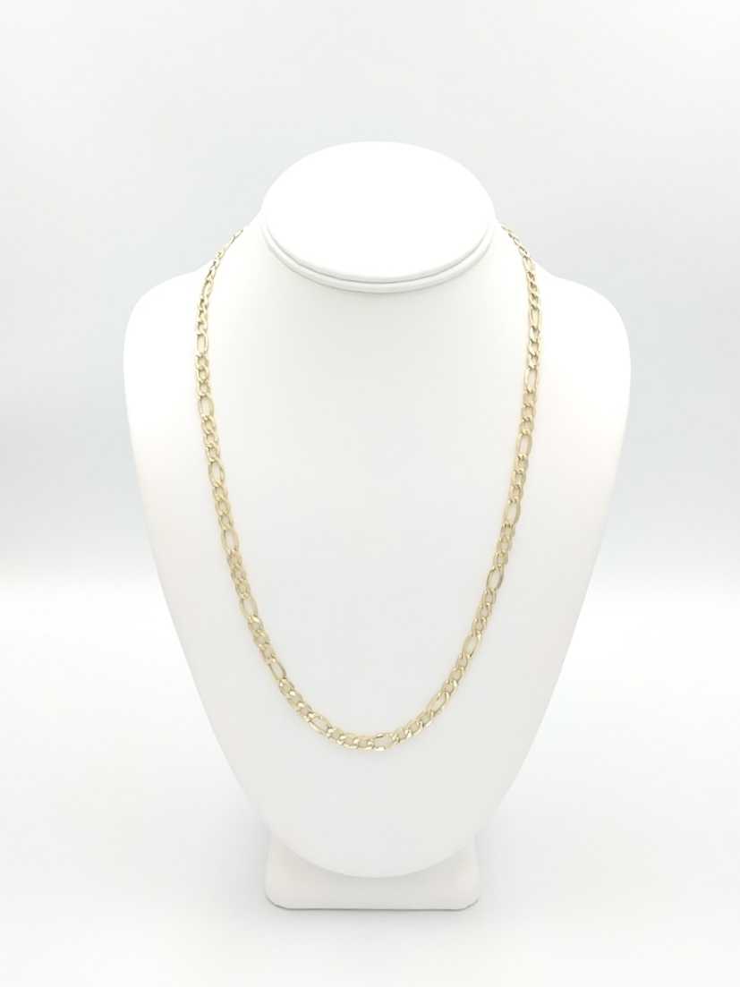 Figaro Chain - Yellow Gold 10k (.417) 5.1 grams 22 inch