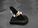 Ring - Engagement Set - Yellow Gold 14k (.585) 5.3 grams Size 5.5