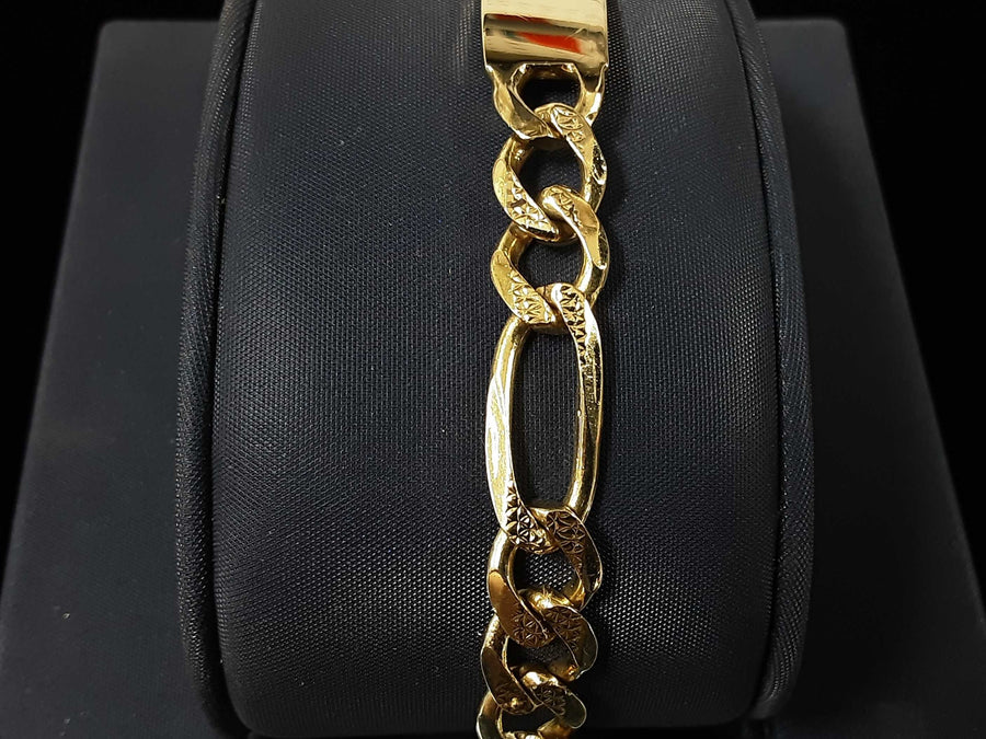 ID Bracelet - Yellow Gold 14k (.585) 25.5 grams 9 inch