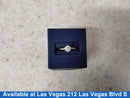 Women's Ring - Solitaire - White Gold 14k (.585) 2.4 grams Size 20