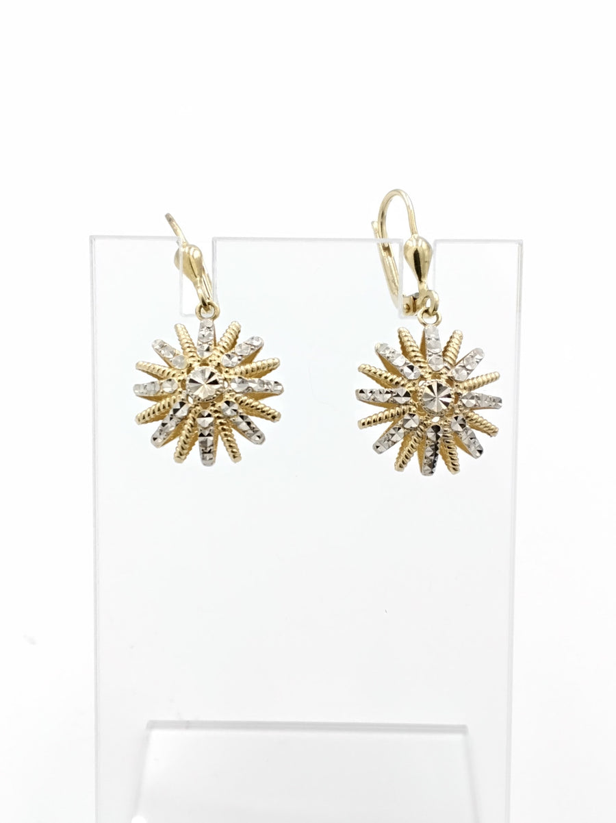 Jacket Earrings - Yellow Gold 14k (.585) 4.5 grams