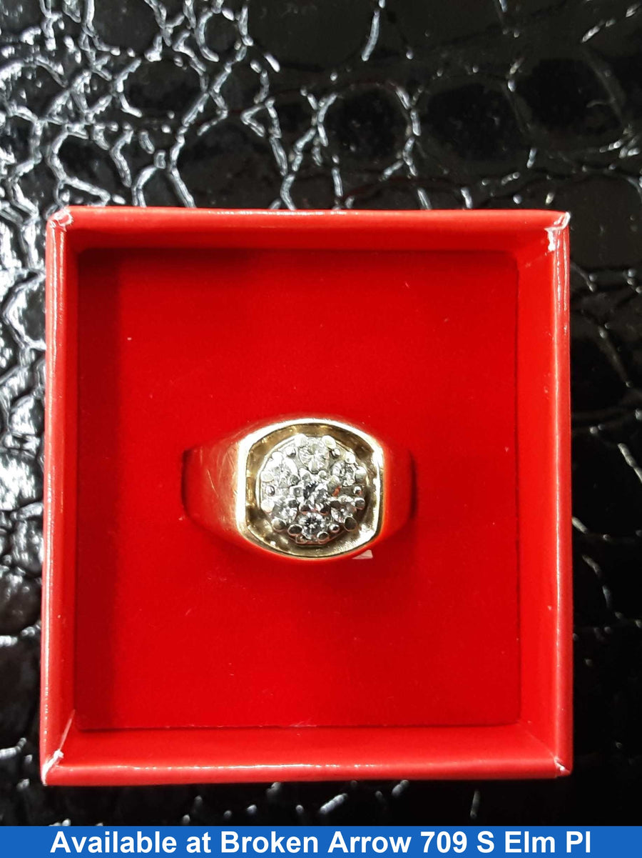Men's Ring - Yellow Gold 10k (.417) 8 grams Size 9.5