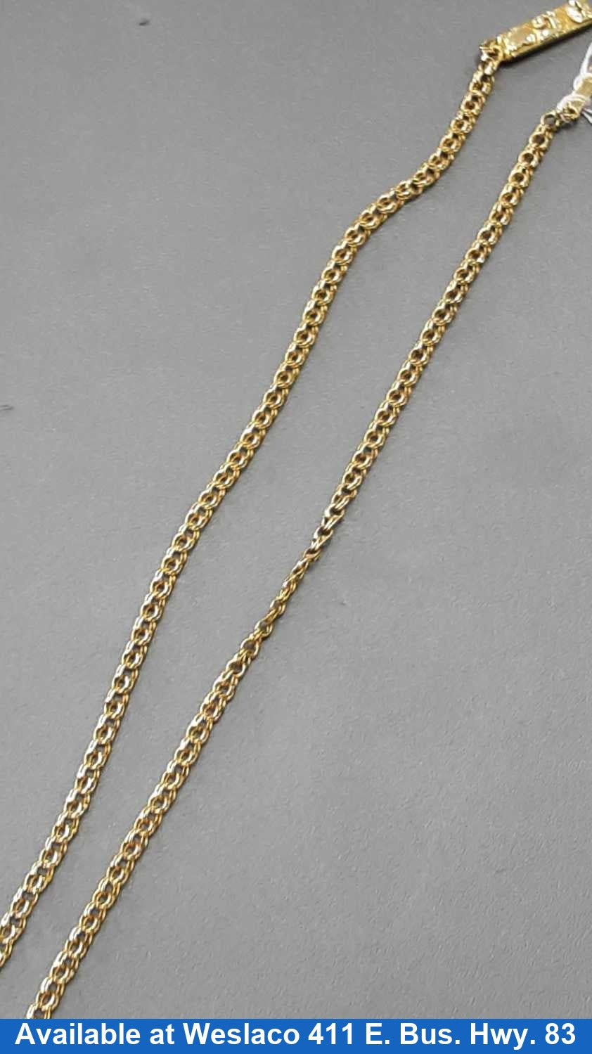 Chain - Yellow Gold 10k (.417) 9.9 grams 20 inch