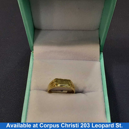 Men's Ring - Yellow Gold 10k (.417) 1.4 grams Size 3