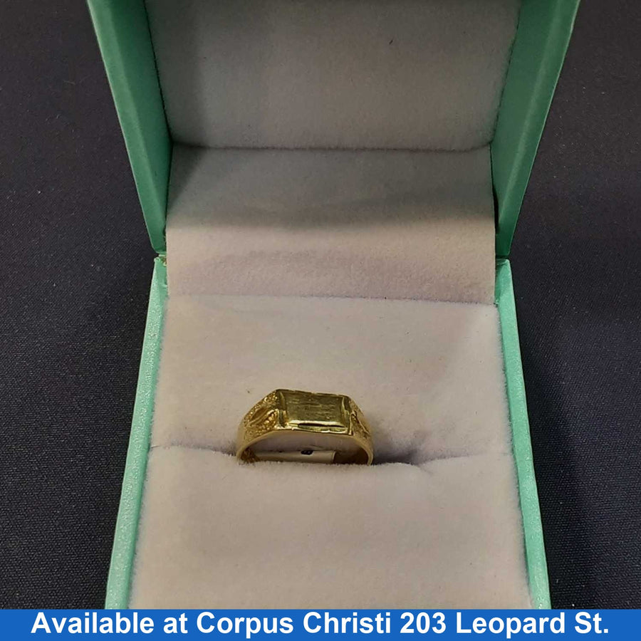 Men's Ring - Yellow Gold 10k (.417) 1.4 grams Size 3