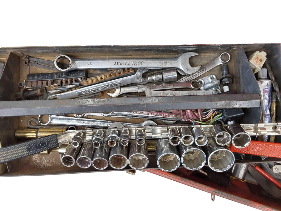 Western Auto Red Tool Box